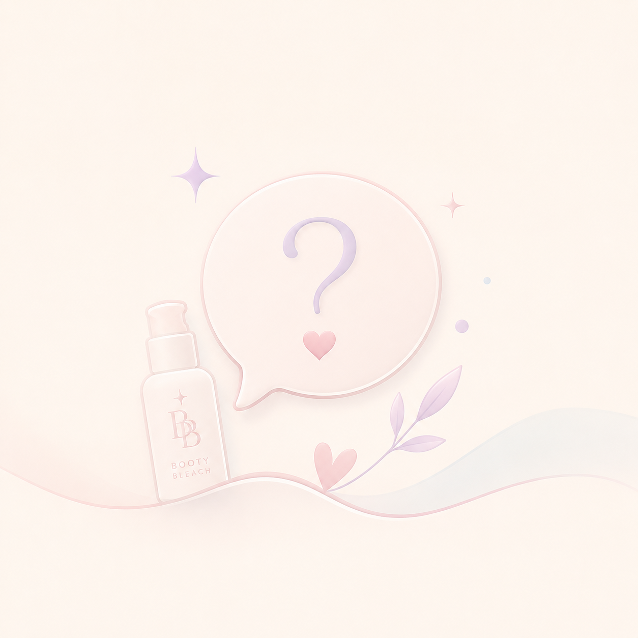 Booty Bleach customer support question illustration