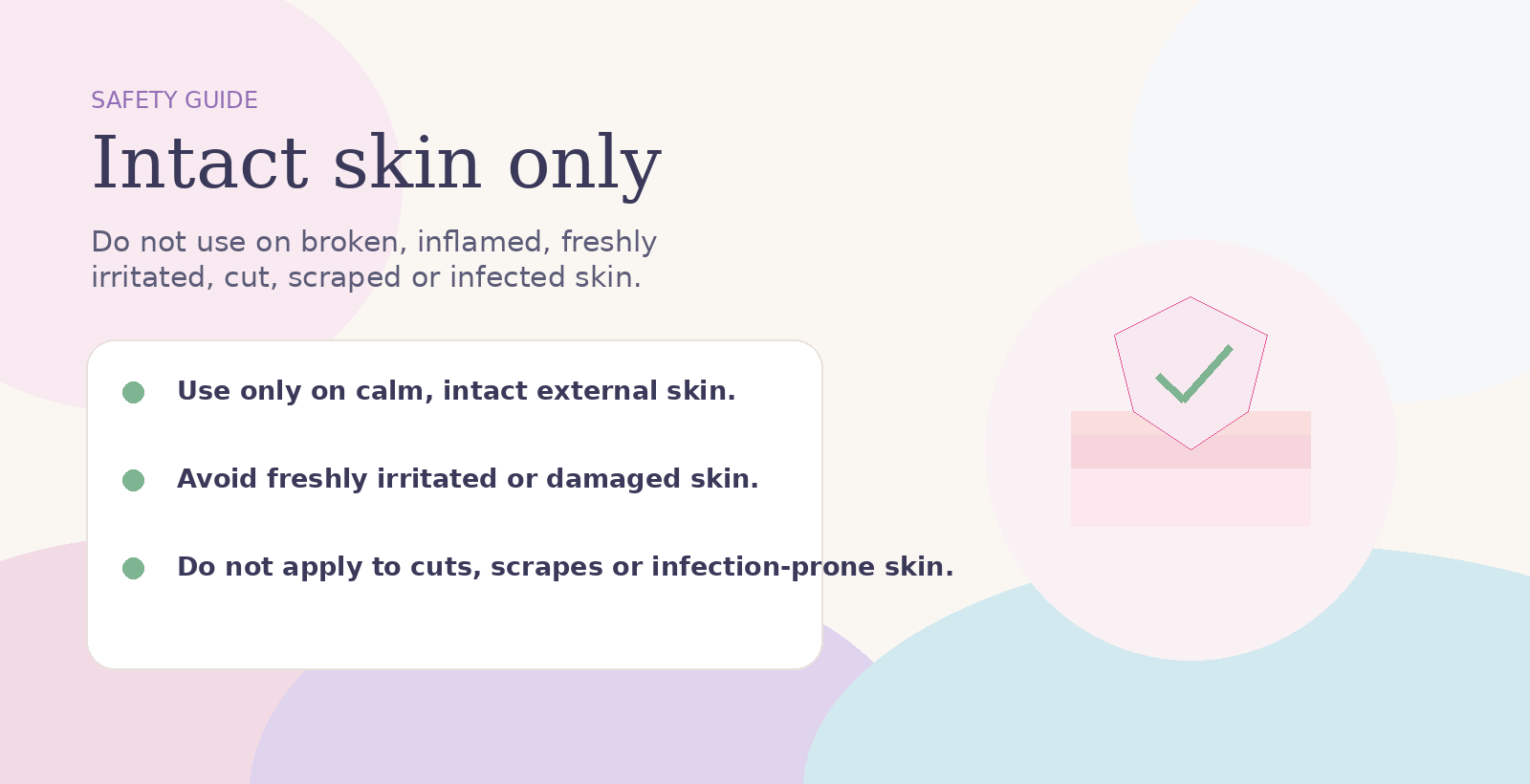 Booty Bleach intact skin only safety guide